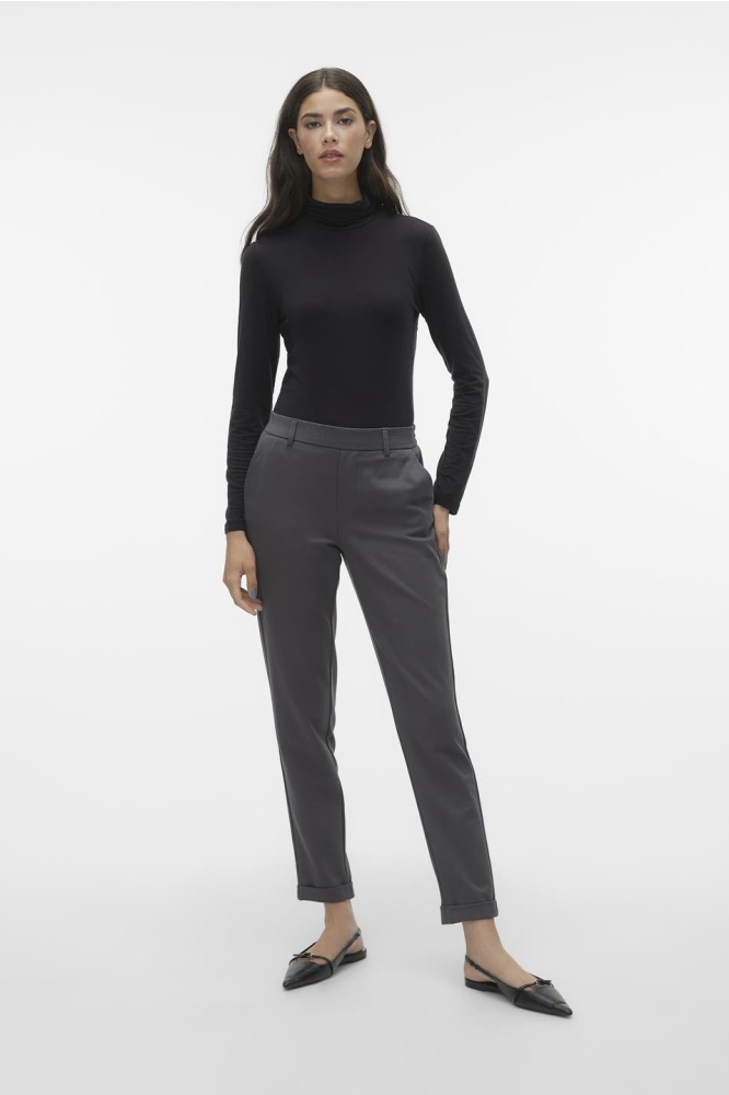 VMMAYA MW LOOSE SOLID PANT NOOS 10225280 Grey Pinstripe